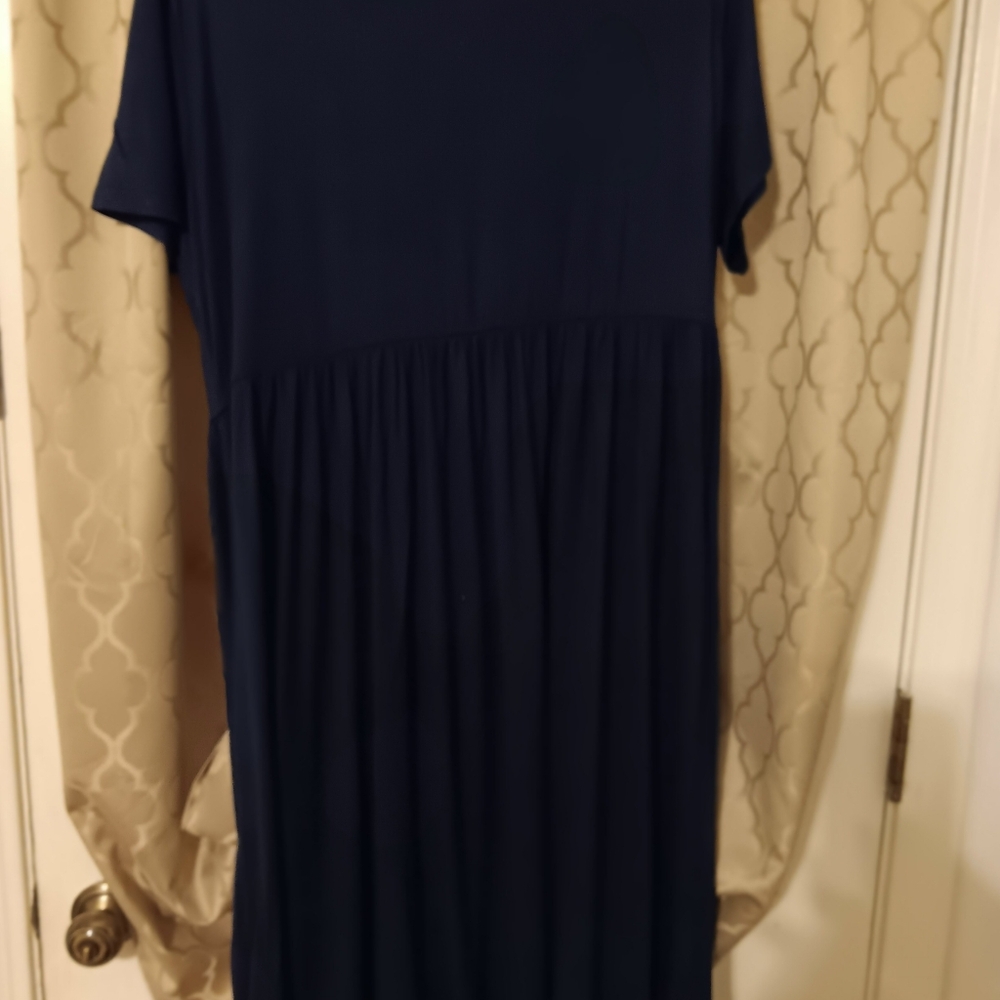 Elegant Navy Blue Dress